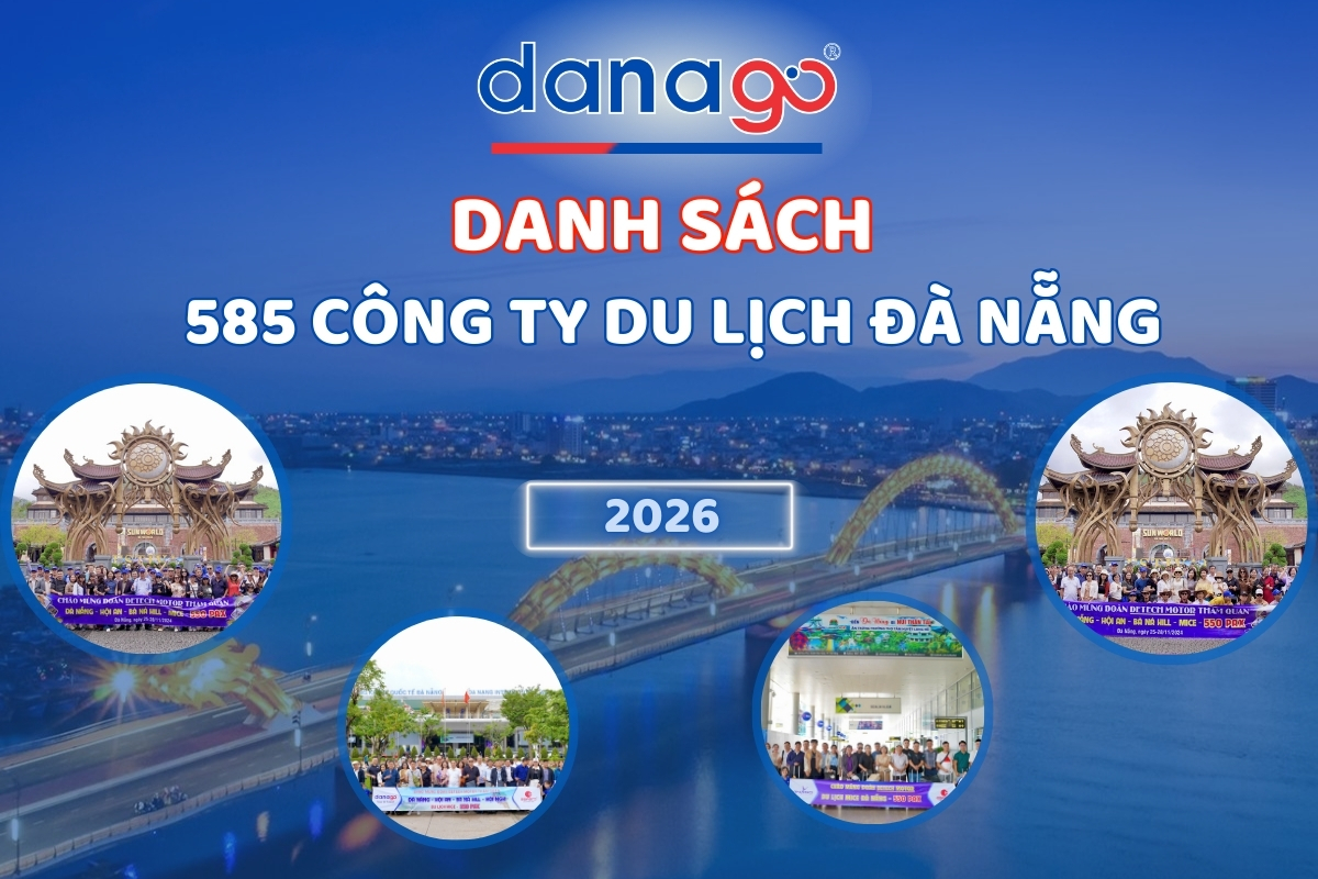 DANH SÁCH CÔNG TY LỮ HÀNH CÓ VỐN NƯỚC NGOÀI TẠI ĐÀ NẴNG